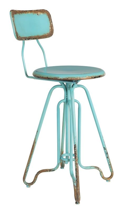 Dutchbone Ovid Counter bar stool, Green