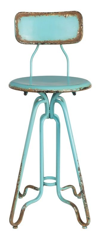 Dutchbone Ovid Counter bar stool, Green