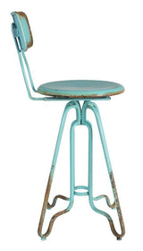 Dutchbone Ovid Counter bar stool, Green