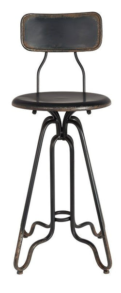 Dutchbone Ovid Counter bar stool, Black