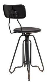 Dutchbone Ovid Counter bar stool, Black