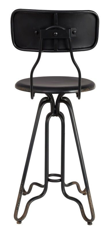 Dutchbone Ovid Counter bar stool, Black