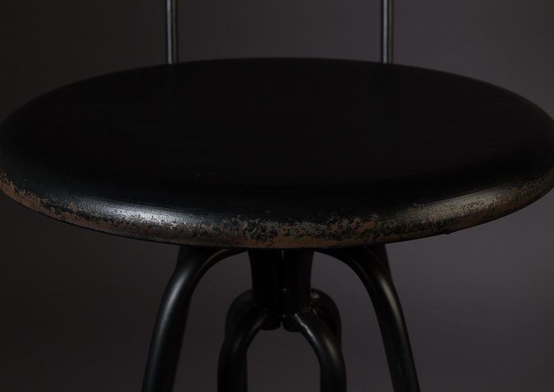 Dutchbone Ovid Counter bar stool, Black