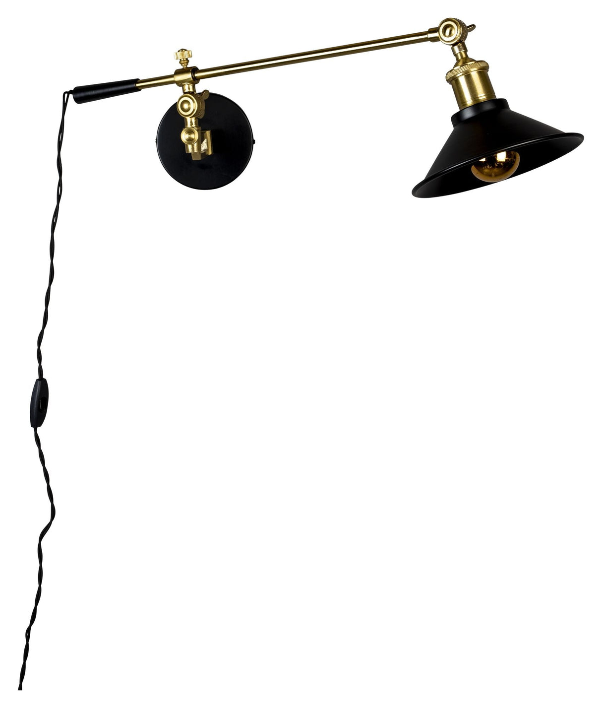 Dutchbone Penelope Wall Lamp, Black