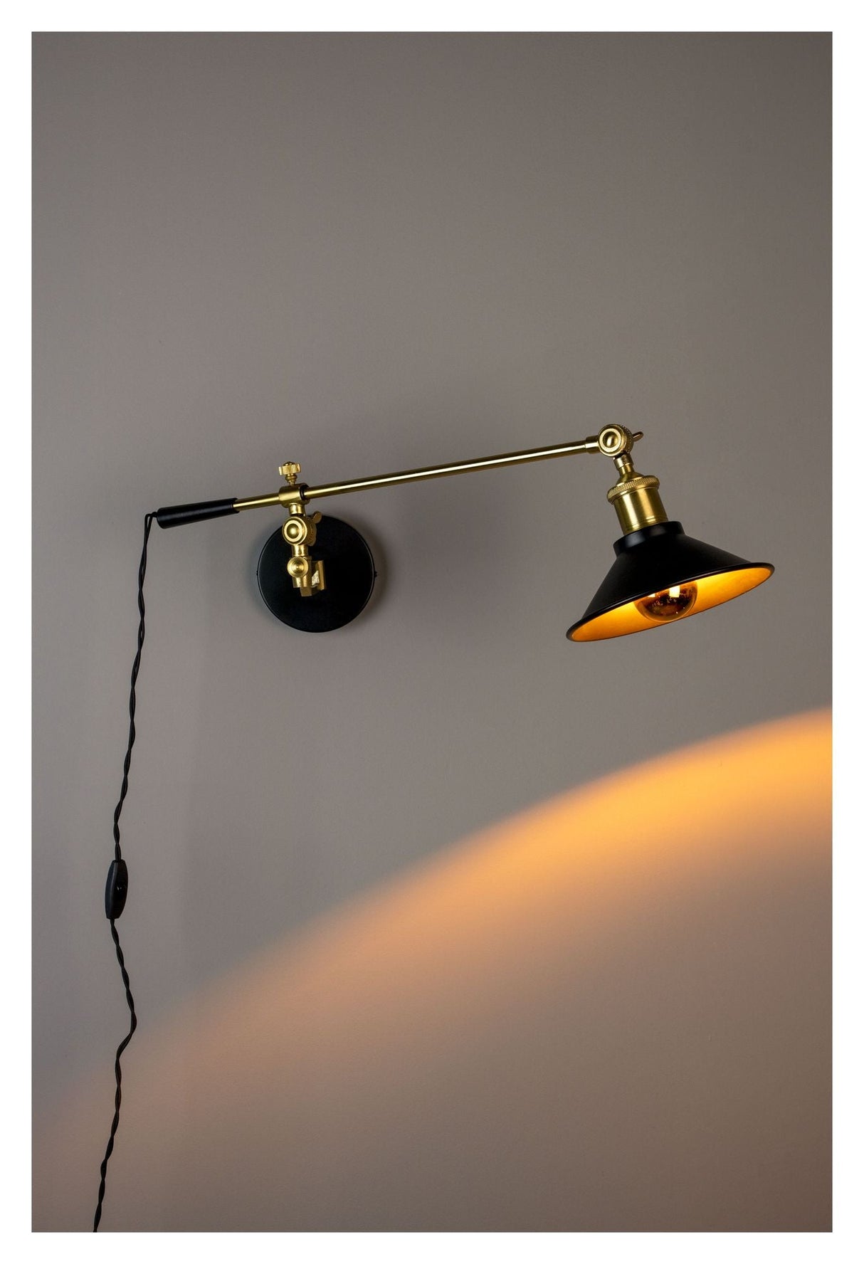 Dutchbone Penelope Wall Lamp, Black