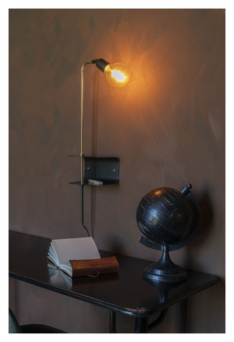 Dutchbone Shaw Wall Lamp, Black