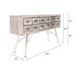 Dutchbone Six Sideboard w/drawers Nature