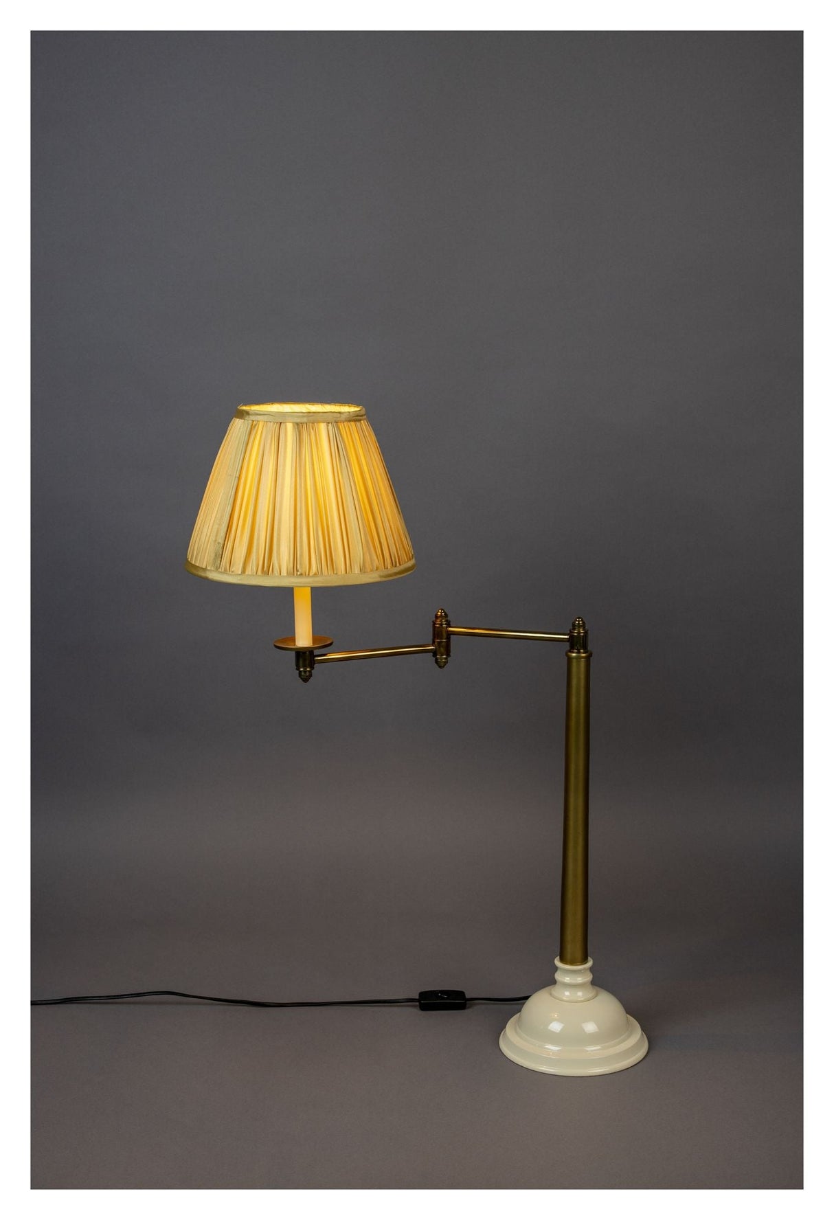 Dutchbone The Allis Table Lamp, Fabric/Alu