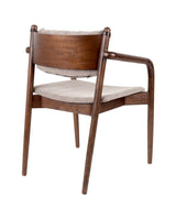 Dutchbone Torrance Dining chair w/armrests, Brown