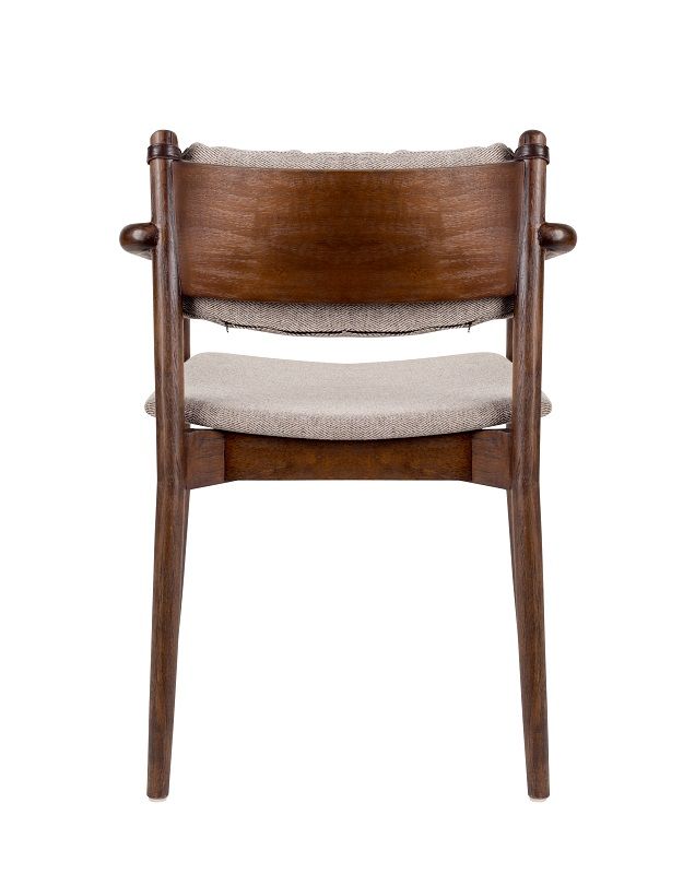 Dutchbone Torrance Dining chair w/armrests, Brown