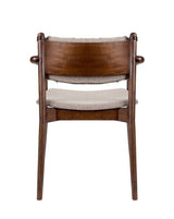 Dutchbone Torrance Dining chair w/armrests, Brown