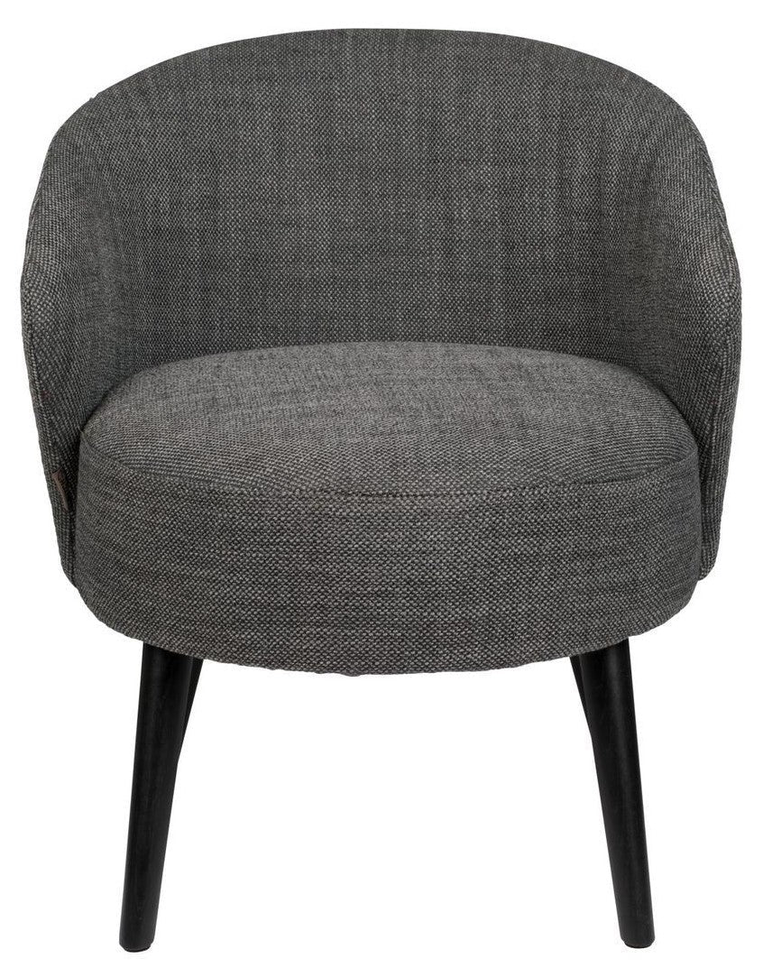 Dutchbone Waldo Lounge Chair, Dark Gray