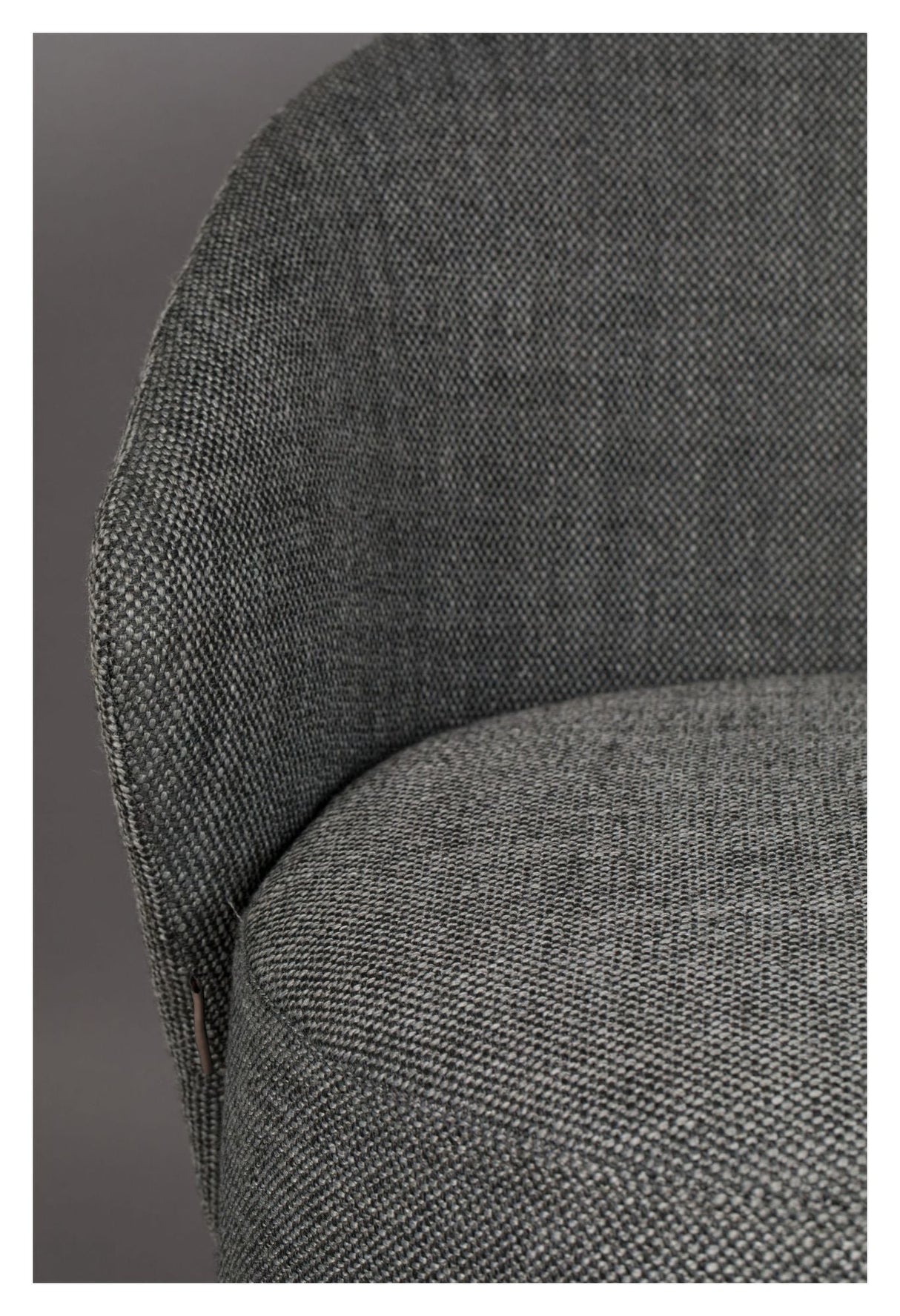 Dutchbone Waldo Lounge Chair, Dark Gray