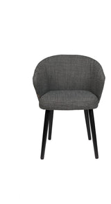 Dutchbone Waldo Dining Chair, Dark Gray