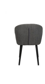 Dutchbone Waldo Dining Chair, Dark Gray