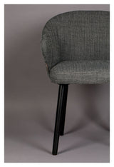 Dutchbone Waldo Dining Chair, Dark Gray