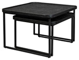 Dutchbone Winston Deposit Table Set w. 2, Matte Black