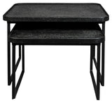 Dutchbone Winston Deposit Table Set w. 2, Matte Black