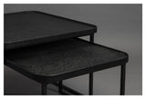 Dutchbone Winston Deposit Table Set w. 2, Matte Black