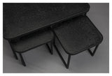 Dutchbone Winston Deposit Table Set w. 3, Matte Black