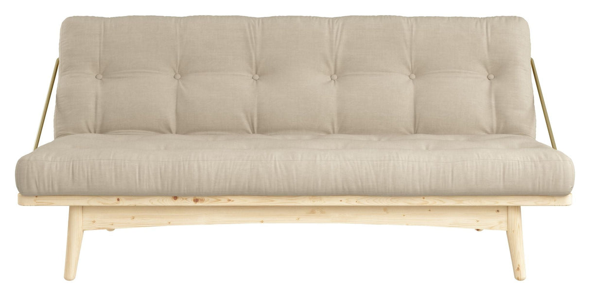 Folk Sofa bed, Pine/Beige