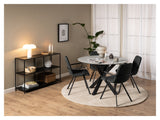 Heaven, dining table Ø119 - gray