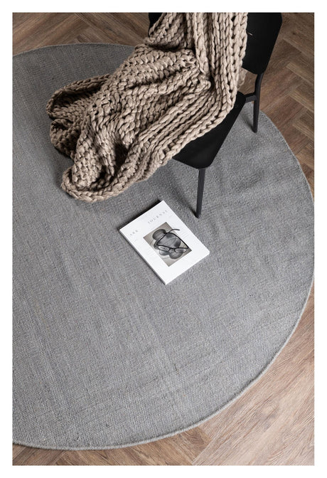 Jaipur Wool Blanket Ø200 - Light gray