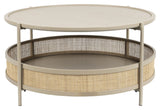 homii Makato Coffee Table Ø80, Nature/Sand