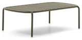 Joncols Lounge Table, Green alu, Ø110x62