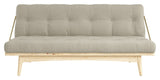 Folk Sofa bed, Pine/Linen