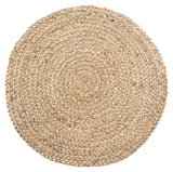 Bombay Cover napkin in braided jute Ø38 Set of 4, Nature