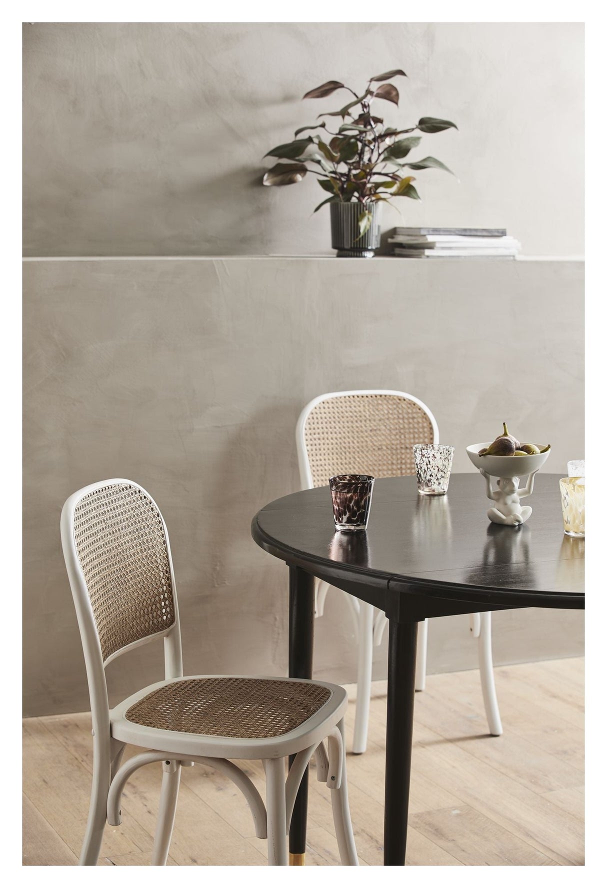 Nordal AHR Folding table - Black Mango Tree, Ø119