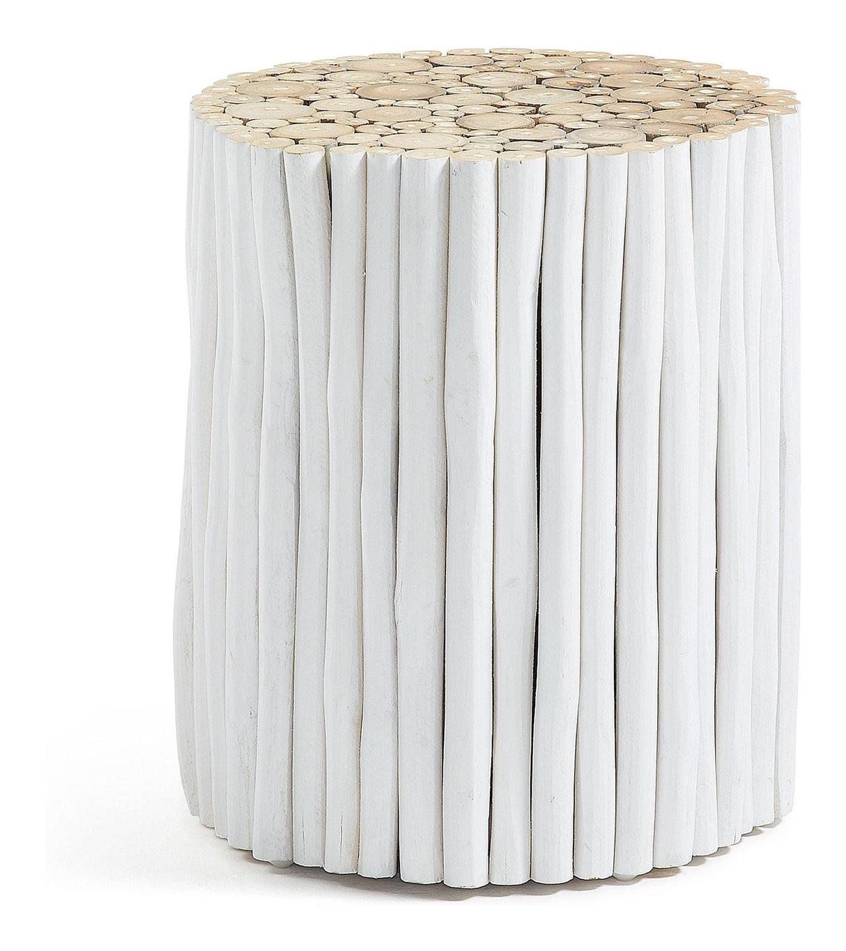 FILIP Side table, white, Ø35