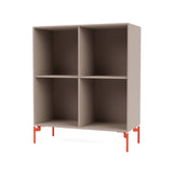 SHOW Bookshelf with rosehip legs, Mushroom