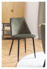 Ines, dining chair - green