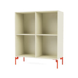 SHOW Bookshelf with rosehip legs, Vanilla