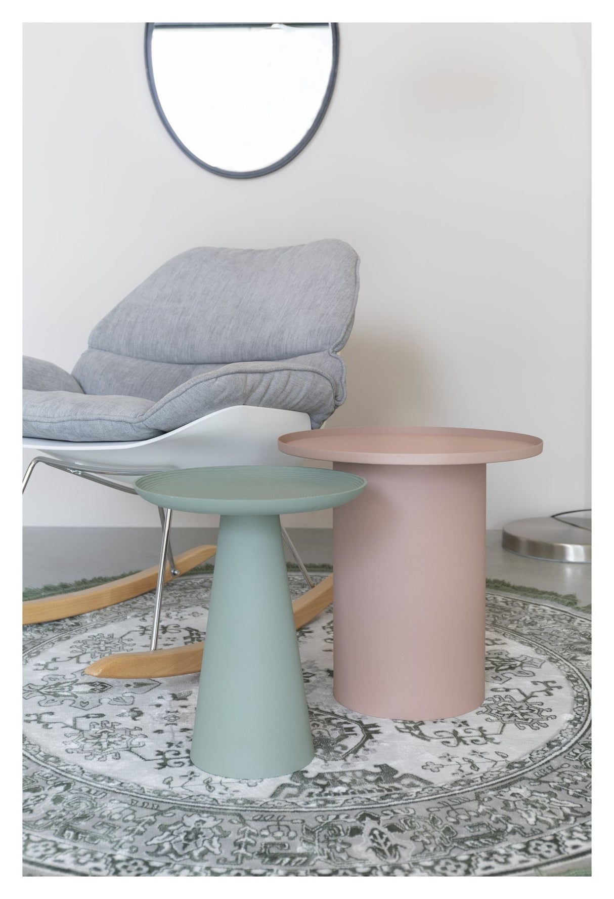 homii Sverre Side Table Ø45, Rose