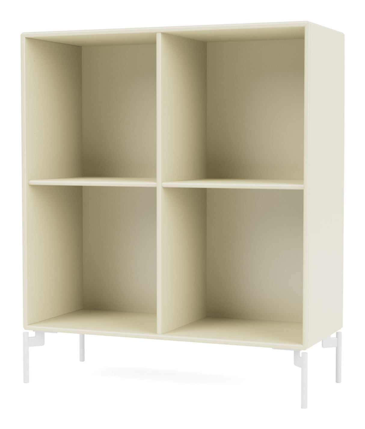 SHOW Bookshelf with white legs, Vanilla