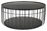 homii Lance Coffee Table Black, Ø80