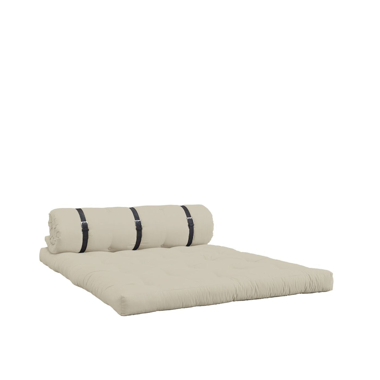 Buckle-Up Futon Sofa, Beige