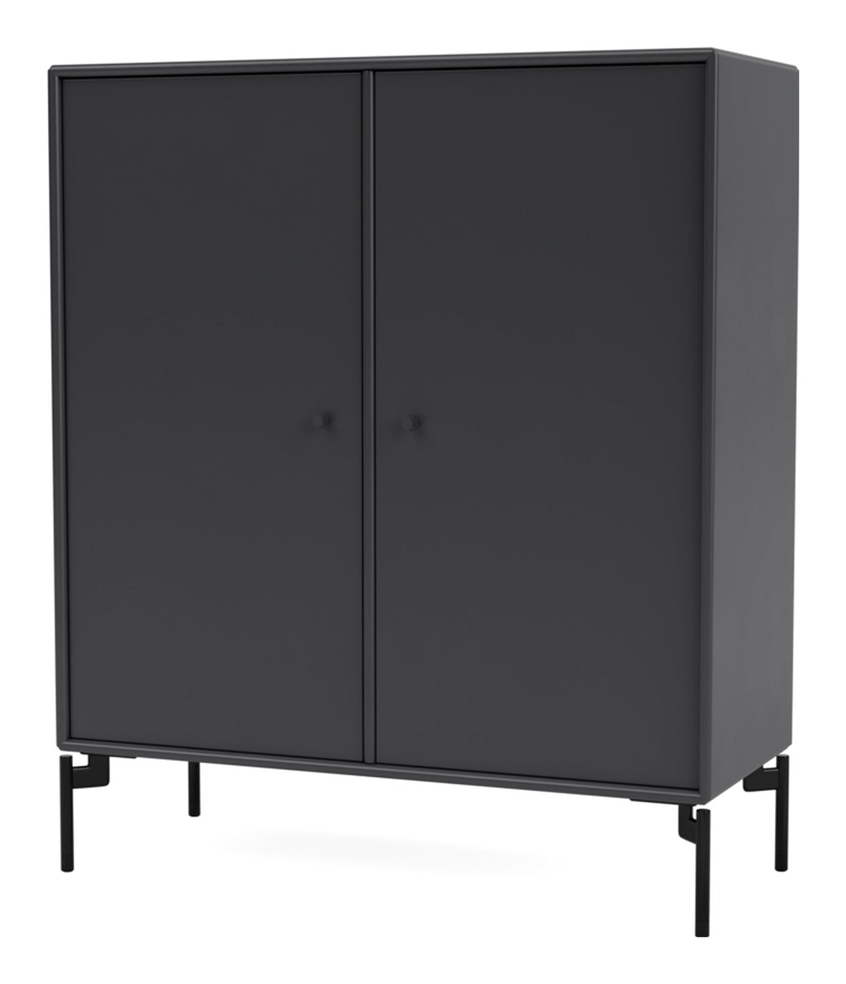 COVER Cabinet with black legs, Anthracite