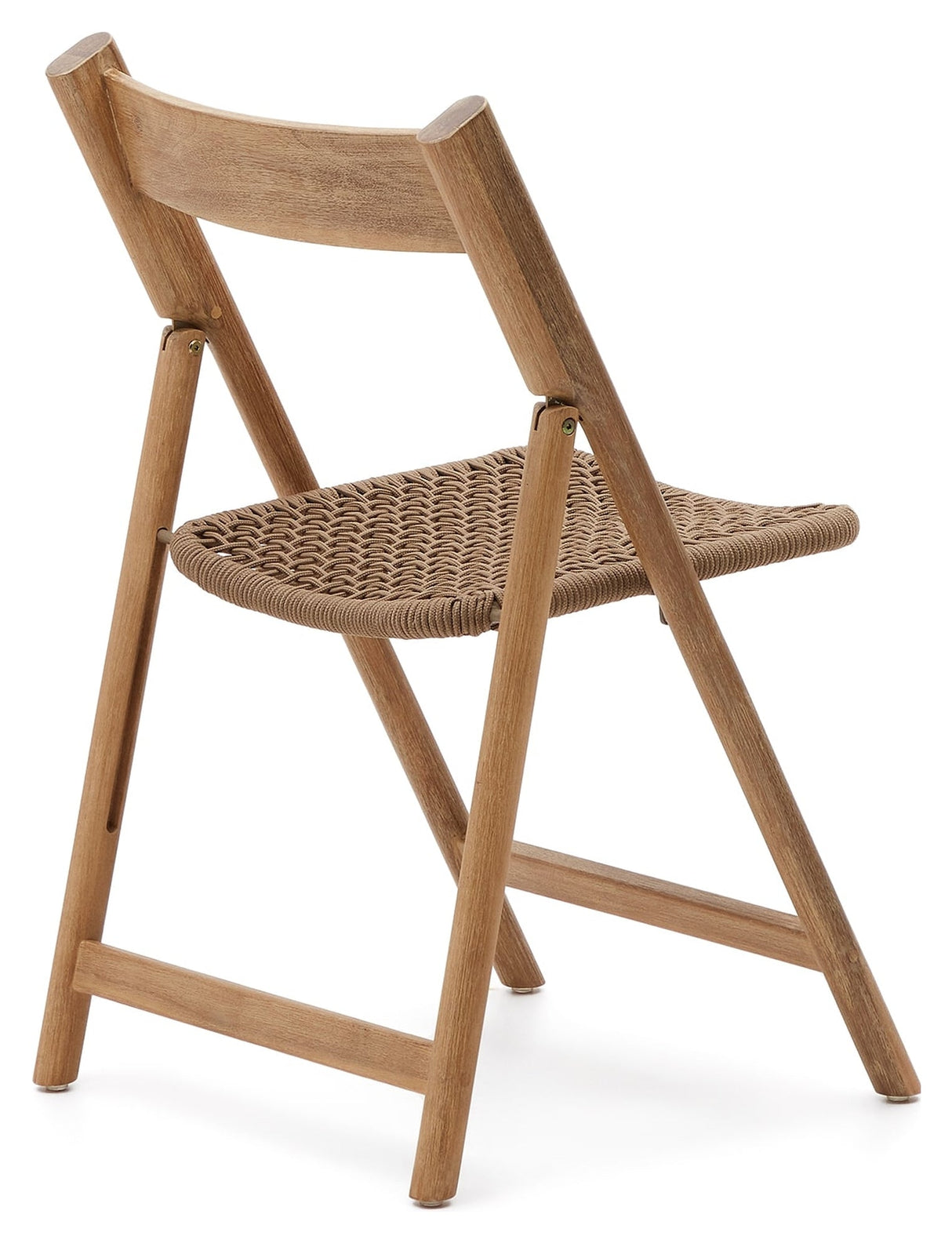 Dandara, folding chair - oak/beige