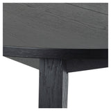 A-Line, dining table Ø120 - black