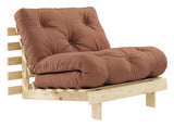 Roots 90 Sofa Bed, Pine/Brown