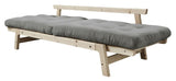 Step Sofa bed, Gray/Nature