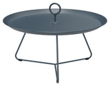 EYELET Tray table, Ø70, Midnight blue