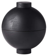 Wooden Sphere, Black