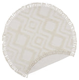 Hilma Cotton Blanket, Ø200 - White