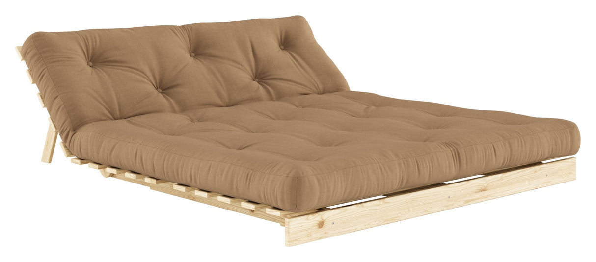 Roots 160 Sofa bed, Pine/Mocca,