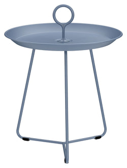 EYELET Tray table, Ø45, Pigeon blue